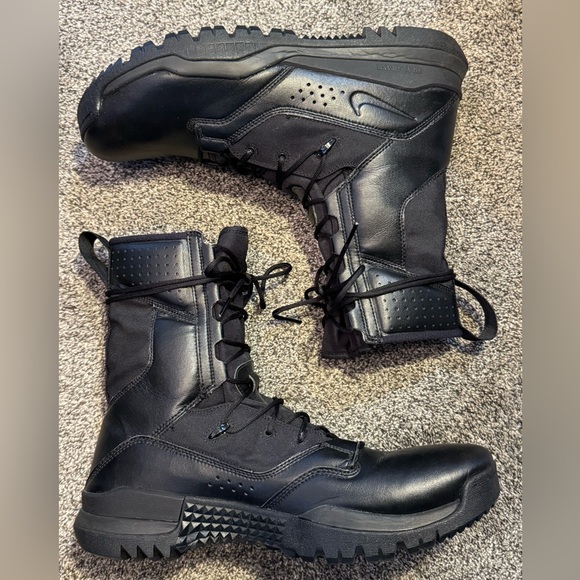 Men’s Nike SFB Field 2 Black 8” Tactical Boots A07507-001 Size 14 - Picture 4 of 16